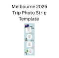 Melbourne Trip Photo Strip Template