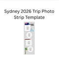 Sydney Trip Photo Strip Template